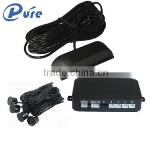 Beeper Parking Guidance System LED Monitor Kit Original Car Reverse Parking System 4 Sensors Radar System thumbnail-4