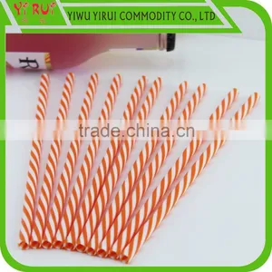 Different Colors Pattern Stripes Drinking Straws thumbnail-1