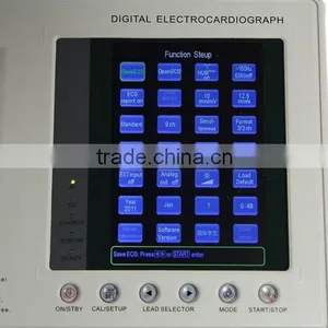 Digital 3-channel Color Electrocardiograph ECG EKG Machine With Low Price thumbnail-3