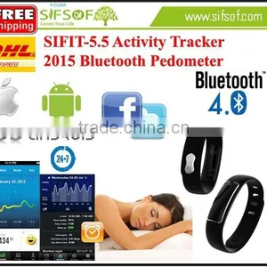 SIFIT-5.5 Activity Tracker, Bluetooth Anti-Lost Wristband Pedometer, Activity Tracker thumbnail-1