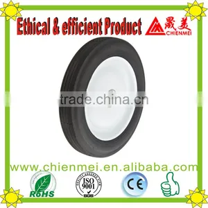7"X1.5 Rubber Wheel/pneumatic Rubber Wheel/Diamond Pattern Wheel thumbnail-3
