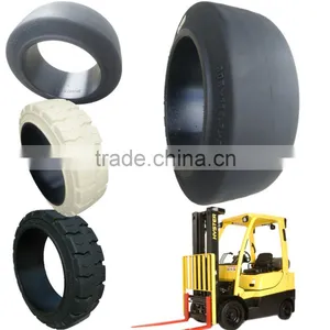 Battery Operated Forklift Solid Press-on Tire 12x4 1/2 x8 16x6x10 1/2 thumbnail-1