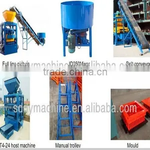 Ghana Widely Used Automatic 6 Inch and 8 Inch Hollow Block Machine thumbnail-1