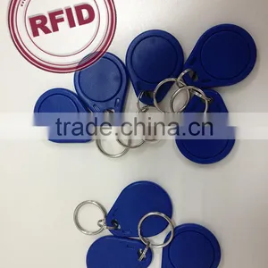 OEM Custom Proximity 13.56Mhz Leather Keyfob/ ABS Key Chain thumbnail-6