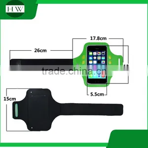 Outdoor Sport Accessories Logo Printed Luminous Armband Running Stretch Led Mobile Phone Armbag Arm Band thumbnail-4