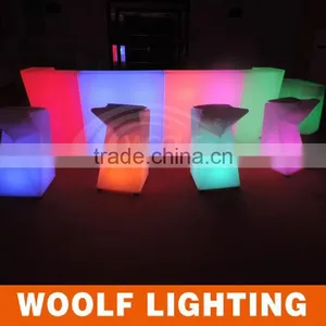 2015 Hot !!!RGB Color Changing Rechargeable Outdoor Waterproof Led Bar Table thumbnail-4