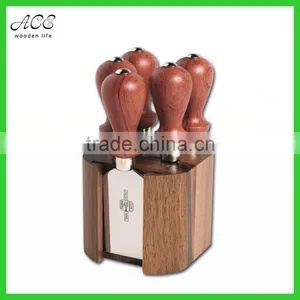 Wooden Cheese Knife Block thumbnail-1