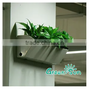Dual Layer Vertical Garden Green Wall Module Artificial Hanging Wall for Plants Synthetic Grass Moss Turf Indoor Decor thumbnail-5
