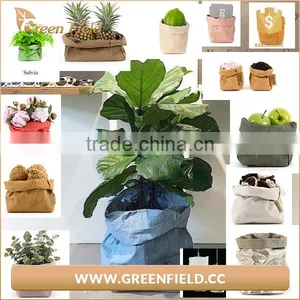 Flower Grow Pots Garden Bag Planter Indoor Kraft Paper Grow Bags thumbnail-5