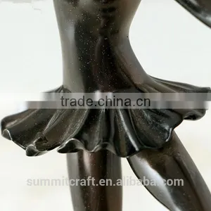 Elegant Resin Ballerina Figurine Bronze Ballerina Sculpture thumbnail-5