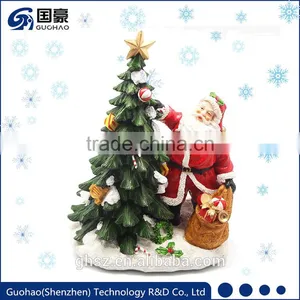 Standing Resin Santa Clause Figurines thumbnail-1