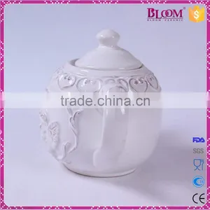 Cheap Chinese Custom White Ceramic Tea Pot thumbnail-2