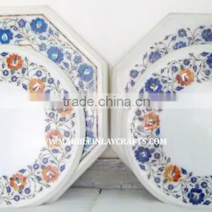 Restaurant Marble Inlay Coffee Table Tops thumbnail-1