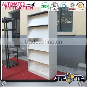Used Library Furniture Metal Magazine Rack Used Library Bookcases for Sale thumbnail-2