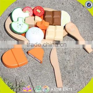 оптовая продажа деревянных игрушек - еды для детей, деревянные игрушки - еды для DIY, деревянные игрушки - еды для ролевых игр для младенцев и детей W10B107 thumbnail-1