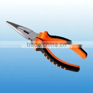 Long Flat Nose Pliers With TPR Handle PSC011 thumbnail-1