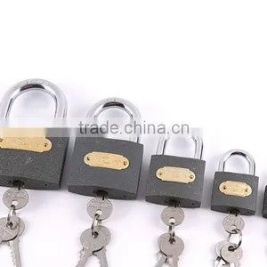 Professional Produce Top Security Iron Safety Padlock in All Sizes With Threes Keys thumbnail-1