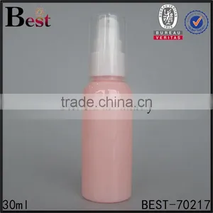 Pocket Size Pink Color 30ml Pet Bottle Lotion Pump Pet Bottle 30ml thumbnail-1