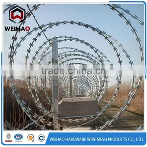 Parapet Wall Sharp Razor Barbed Wire thumbnail-3