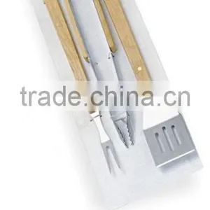 BBQ-124 3pcs BBQ Grill Barbecue Tools Set thumbnail-1