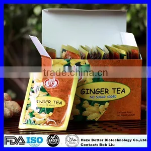 FDA Approved Instant Honeyed Ginger Tea, Instant Lemon Ginger Tea, Red Ginger Tea thumbnail-3
