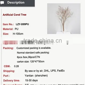 Good-looking Coral Tree for Home Decorating Factory Direct Artificial Dry Tree Branch Chrtistmas Ornement thumbnail-2