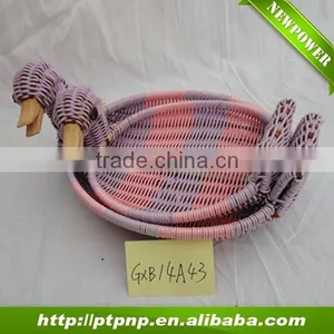 Animal-shape Bamboo Baskets thumbnail-2