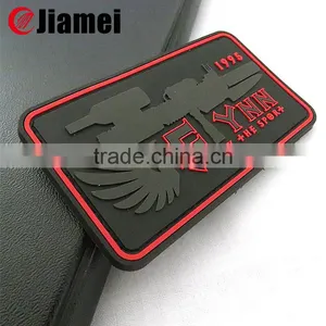 Customized Decorative Soft Clothing Brand Patches Hard Pvc Badge thumbnail-1