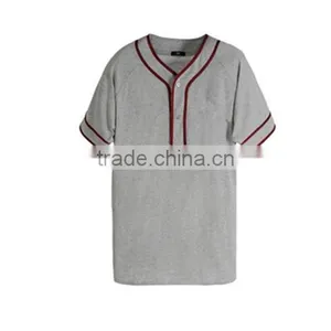 Cannda Baseball Buttons Shirt Baseball Jersey Wholesale for Men thumbnail-3