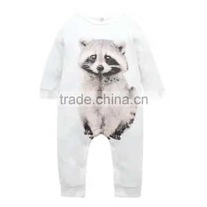 New Baby Clothes Vivid Animal Design Newborn Baby Rompers Winter thumbnail-1