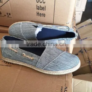 Rope Sole Ladies Shoes Closeout Brand Name Women Slip-on Flat Shoe Excess Stock thumbnail-4