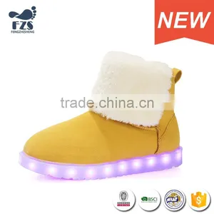 HFR-TS-12-2 2017 Winter Shine Brand Shoelaces Polyester Led Women Boots thumbnail-1