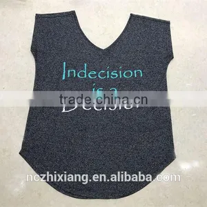 New Fashion AB Yarn Fabric Short Sleeve t Shirt thumbnail-4