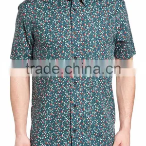 Cotton Poplin Men's Fishing Shirt/golf Shirt/jeans and Shirt thumbnail-1