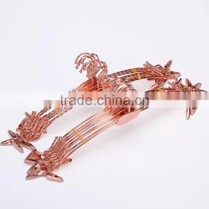Beautiful Decorative Flower Design Metal Wire Hanger thumbnail-1