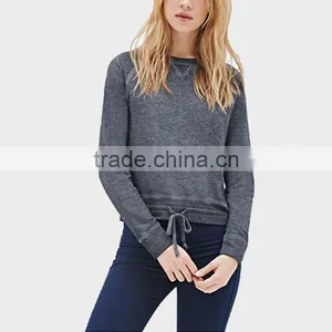 2015 Ladies New Sweater With Tie thumbnail-1