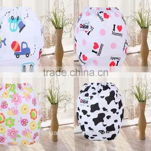 Cartoon Printed New Baby Adjustable Cloth Cloth Diaper, Reusable Nappies, thumbnail-1