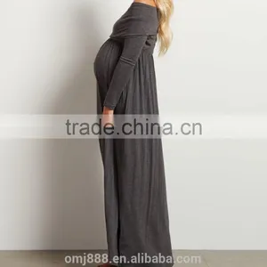 Maternity Wear Women Evening Cowl Neck Maxi Dress thumbnail-2