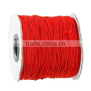 Polyamide Nylon Jewelry Thread Cord For Buddha/Mala/Prayer Beads Red Elastic 1mm thumbnail-1