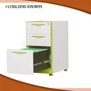 Laboratory and Library Used Stainless Steel 3 Drawer Filing Cabinet thumbnail-5