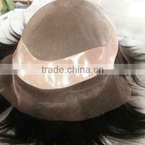 Hand Tied Toupee/hair Piece/lace Wigs thumbnail-1