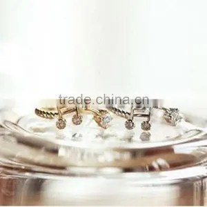 Rhinestone Music Note Openings Adjustable Midi Finger Knuckle Rings Jewelry thumbnail-5