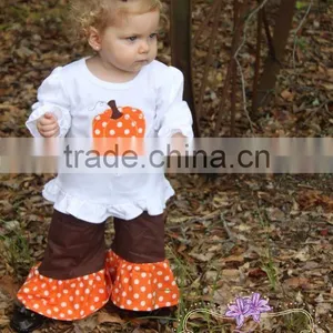 Halloween Holiday Pumpkin Wholesale Children Clothes thumbnail-1