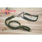 Nylon And Chain Martingale Choke Dog Training Collar Matching With Leash thumbnail-1