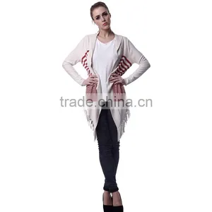 Factory Supplier Women Long Cardigan Knit Sweaters thumbnail-4
