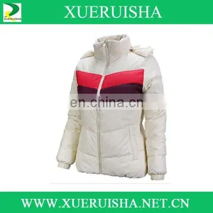 White Soft Down Jacket for Woman to Keep Warm From Cold thumbnail-1