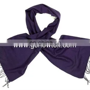 100% Viscose Solid Pashmina Scarf thumbnail-1