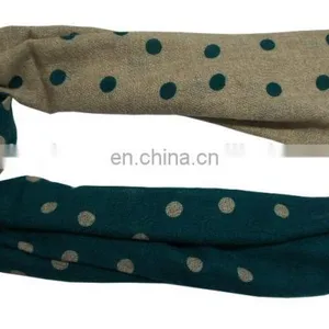 Cashmere Pashmina Wool Polka Dot Shawls thumbnail-4