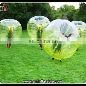 Funny Game Body Inflatable Bubble Ball, Transparent Bumper Knock Ball for Sport Event thumbnail-1