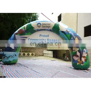 New Style Inflatable Full Digital Printing Arch Door or Gantry for Event With Banner Customized Size Colour Artwork thumbnail-1